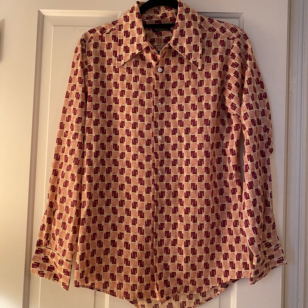 Vtg 1970s button down